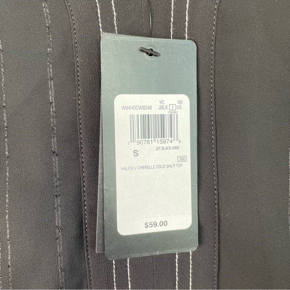 Guess Cherelle Cold Shoulder Tiered Ruffle Blouse - Picture 5 of 11